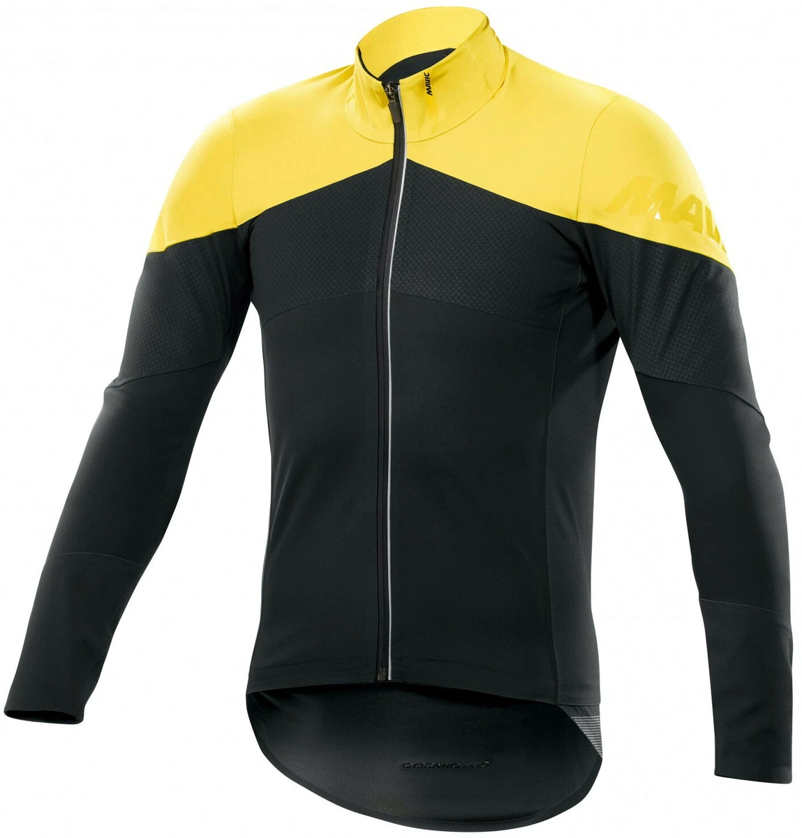 Veste Cyclisme Mavic Windstopper Homme – Taille L, Noire, Softshell, Doublée, Zippée, Avec Poches