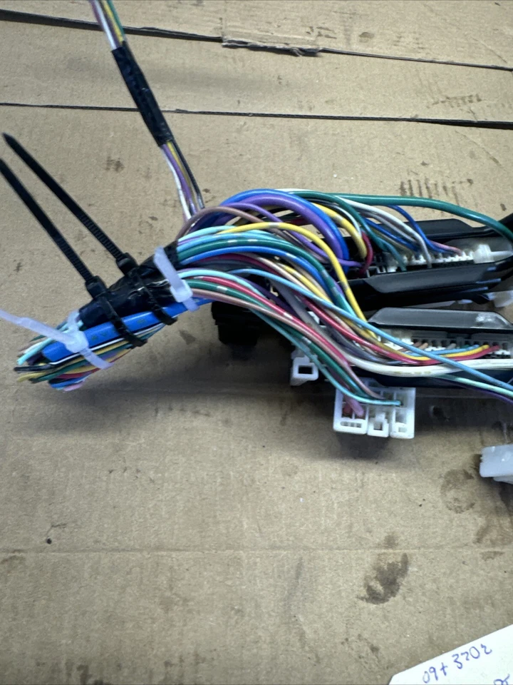 09+ Juego completo de arnés de cables coleta unidad caja fusibles sala de motores Nissan 370z IPDM Foto 2 de 4