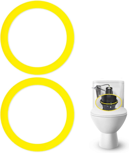 2-Pack of Kohler-Compatible Canister Flush Valve Seal Replacements for Toilets