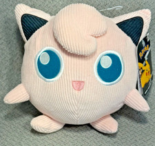 Nintendo JIGGLYPUFF Corduroy Plush Toy Jazwares Select Gamefreak 8" NWT 2022