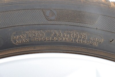 2007-2012 Lexus LS460 Wheel Rim Tire Michelin 235/50 R18 18x7.5 2007-2012 Lexus LS460 Wheel Rim Tire Michelin 235/50 R18 18x7.5