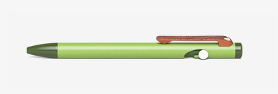 Tactile Turn SLIM Bolt Action Ink Pen - Sprout Limited Ed- Titanium -Short 5.1''
