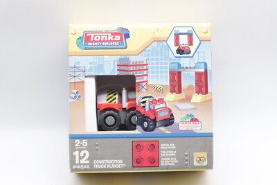 Tonka Mighty Builders Construction Truck Playset Brand New 12pcs