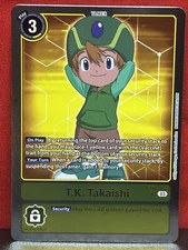 Digimon Card - T.K. Takaishi ST3-12 Alternate Art - Bandai Rare Foil TK