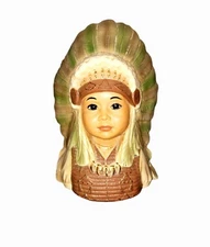 Vintage Indian Boy Chief  Byron Molds 1982!