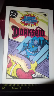Superpowers Darkseid, Minicomic Nr.19, engl. Kenner, 1984,Figurenbeilage,7x12cm