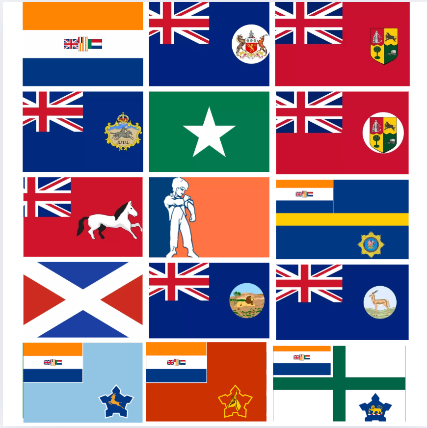【中古】 南アフリカ共和国3版 Old South Africa Flag 1928-1994 - Prinsevlag Orange Blue UK Dutch