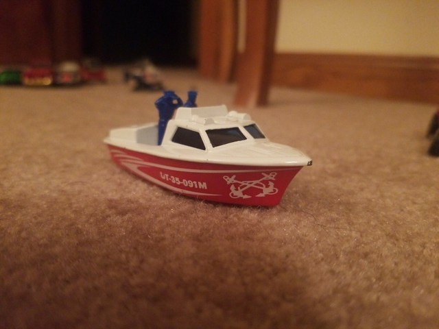matchbox police boat