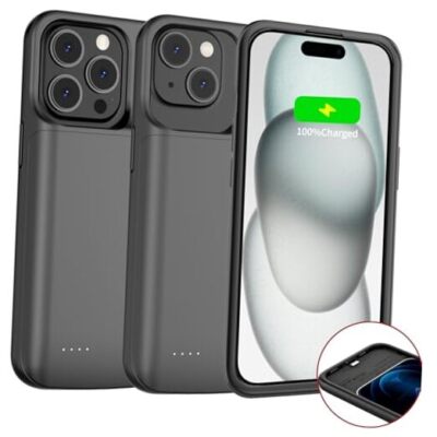 JCK 7000mAh Battery Case for iPhone 15 iPhone 15 Pro Ultra Slim Battery 
