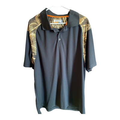 Magellan Outdoors Hunt Gear Camo/Black Shirt Sz XL