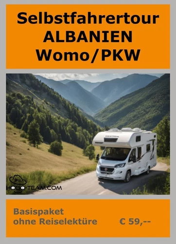 ALBANIEN - Wohnmobil-Selbstfahrertour - Tag für Tag Beschreibung digital