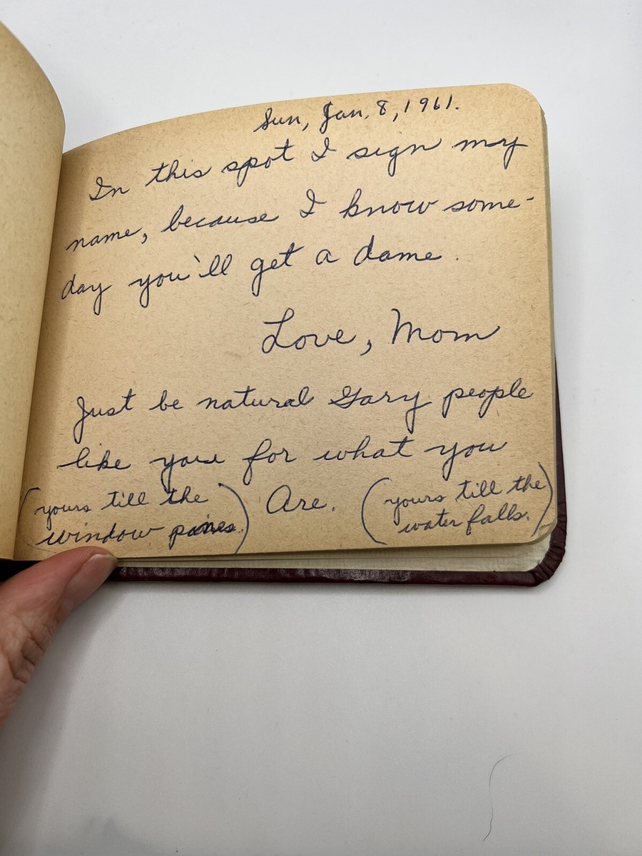 【激レア】AUTOGRAPH 2009.8【洋書】 Lot of 2 Vintage 1950s & 60's Autograph Books School
