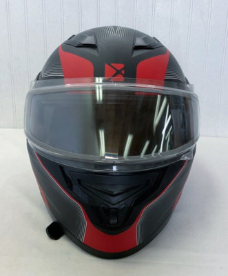 CKX Flex DOT Snowmobile Helmet | Red/Black/Gray | Adult S/M