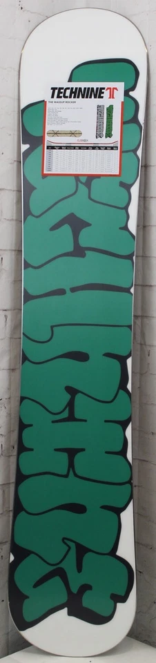 Snowboard Technine Wassup Rocker Flat Rock para hombre 156 cm Park Twin nuevo 2025 Foto 3 de 3