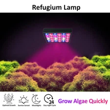 PopBloom LED Grow Light Full Spectrum Refugium Lamp for Algae Seaweed Filter