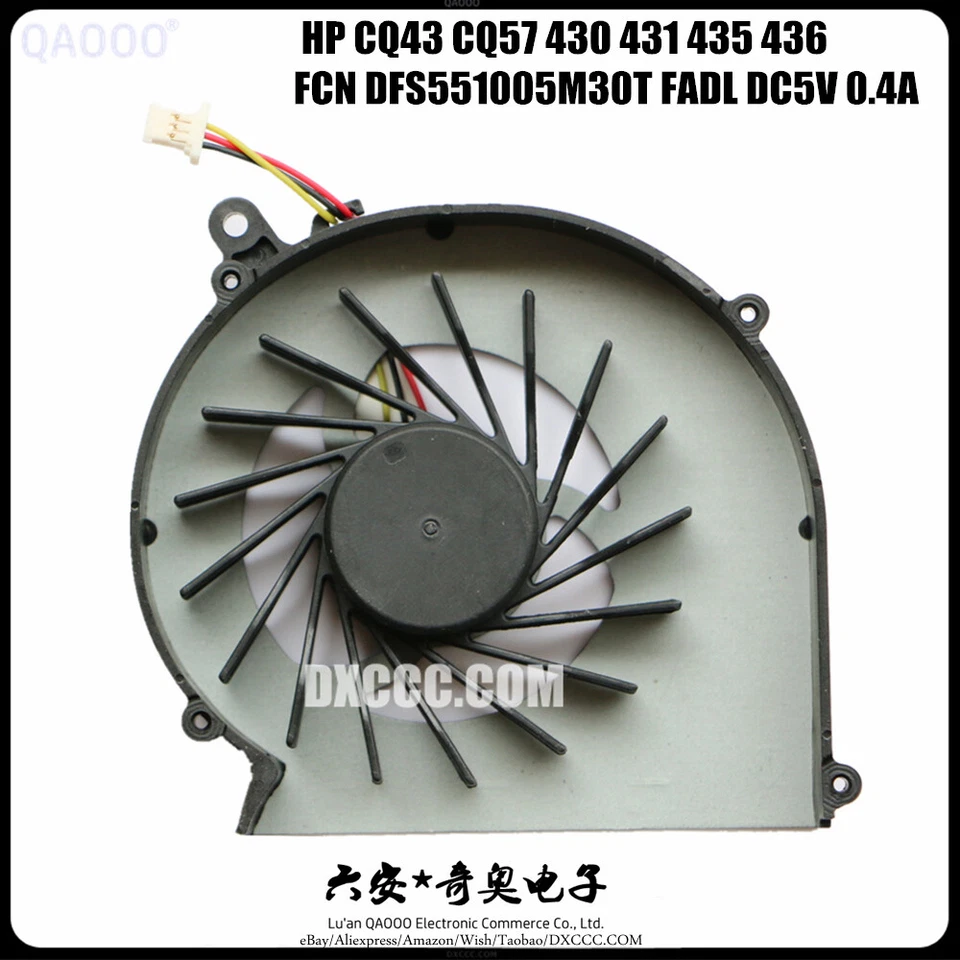 HP 2000-239wm 2000-329wm 2000-299wm 2000-369wm 2000-379wm CPU Cooling Fan - Image 2 of 2