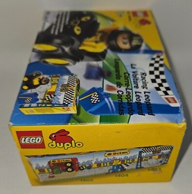LEGO Duplo Racing Leopard #1403 (2001) ** Unopened with Box Damage ** 3 Pieces