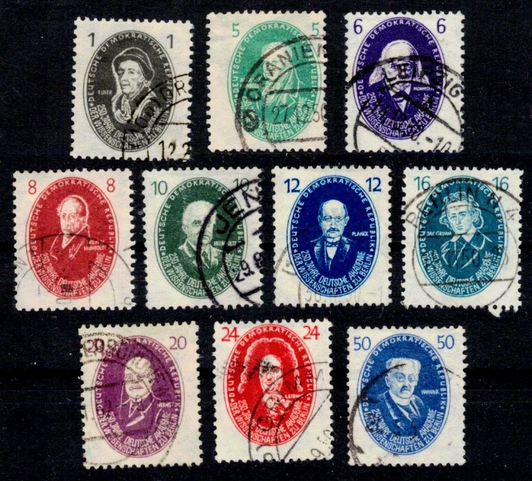 DDR 261-270 , gestempelt / o / Wissenschaftler , Akademie der Wissenschaft /g1 - Bild 1 von 1