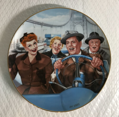 I Love Lucy Plate The Hamilton Collection-“California, Here We Come” Jim Kritz - Picture 1 of 3