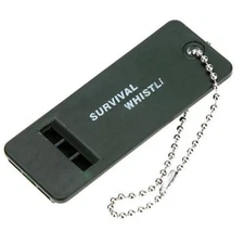 Lot Survival/Sports Whistle 3 tones Keychain Self Defense Security