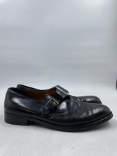 Salvatore Ferragamo Cinturino Monk Fibbia Pelle Nera M 11