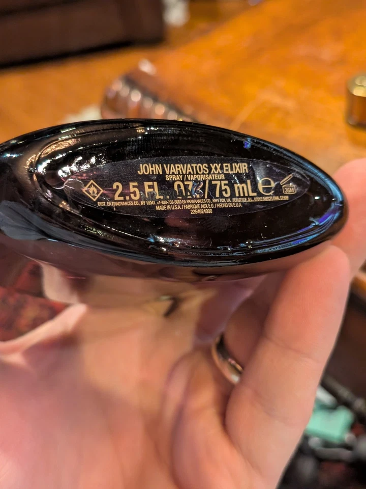 John Varvatos XX Elixir 2,5 oz 75 ml spray Foto 3 de 4