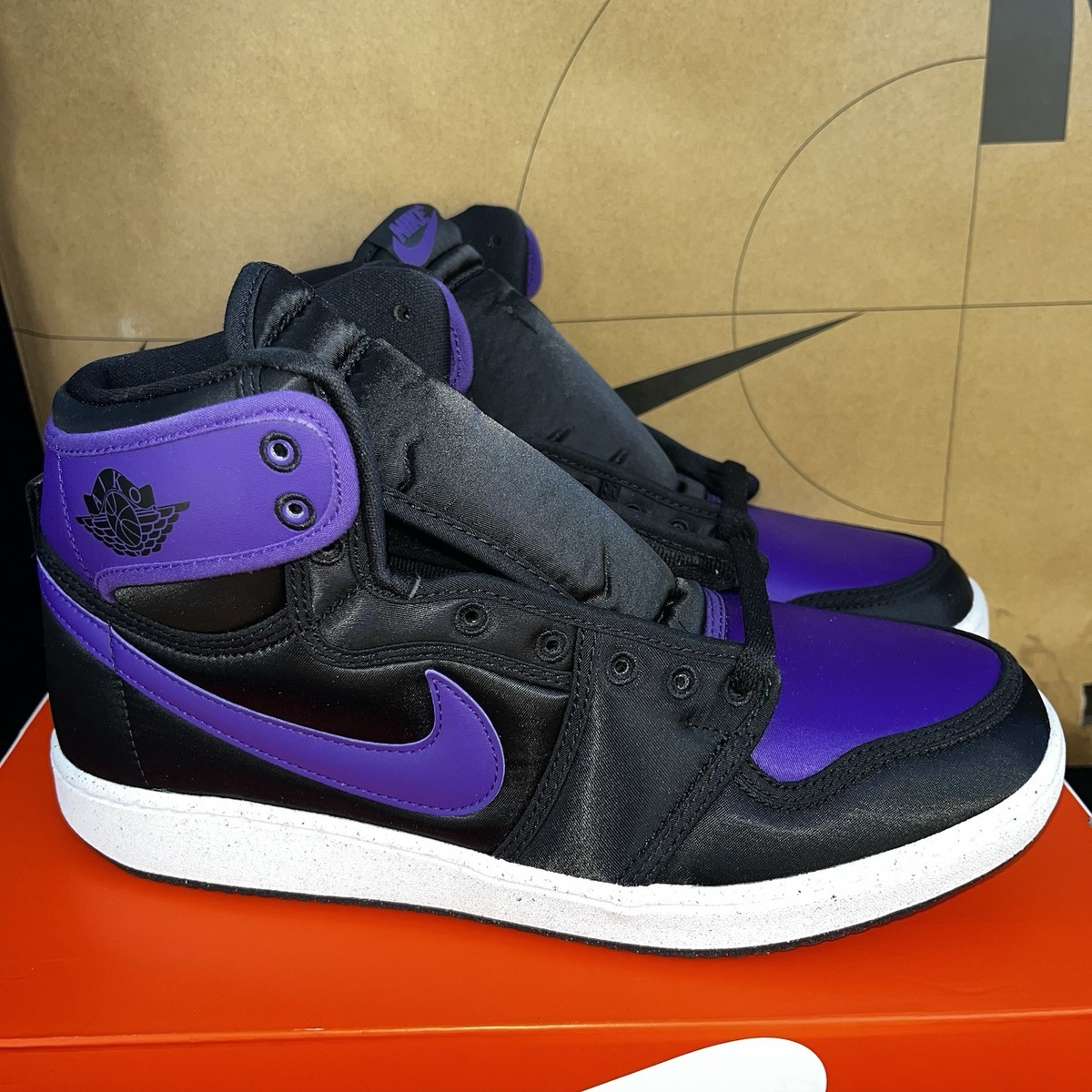 NEW Nike Air Jordan 1 High AJKO 'Field Purple' Black Mens Size 9