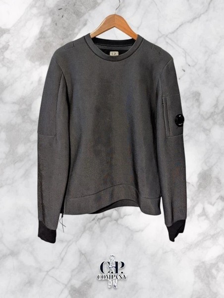 CP Company Lens Sweatshirt Black Size L Pullover Jumper Casual