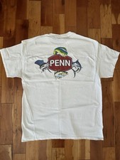 PENN Fishing Reels Rods T-shirt - Size large
