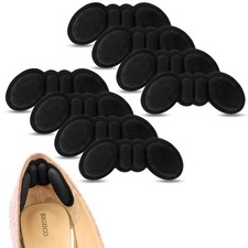 Heel Pads for Shoes that are Too Big, 4 Pairs Foamed Cotton Heel Cushions for...