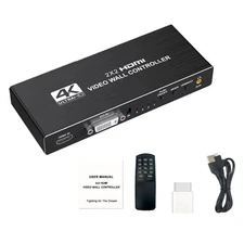 1X2 1X4 1X3 2X1 3x1 4X1 2x2 HDMI DVI Multi Video Controller Processor Splicer e