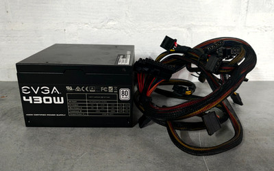 EVGA 430W 80 Plus zertifiziertes Netzteil schwarz UK-STECKER 100-W1-0430-KR