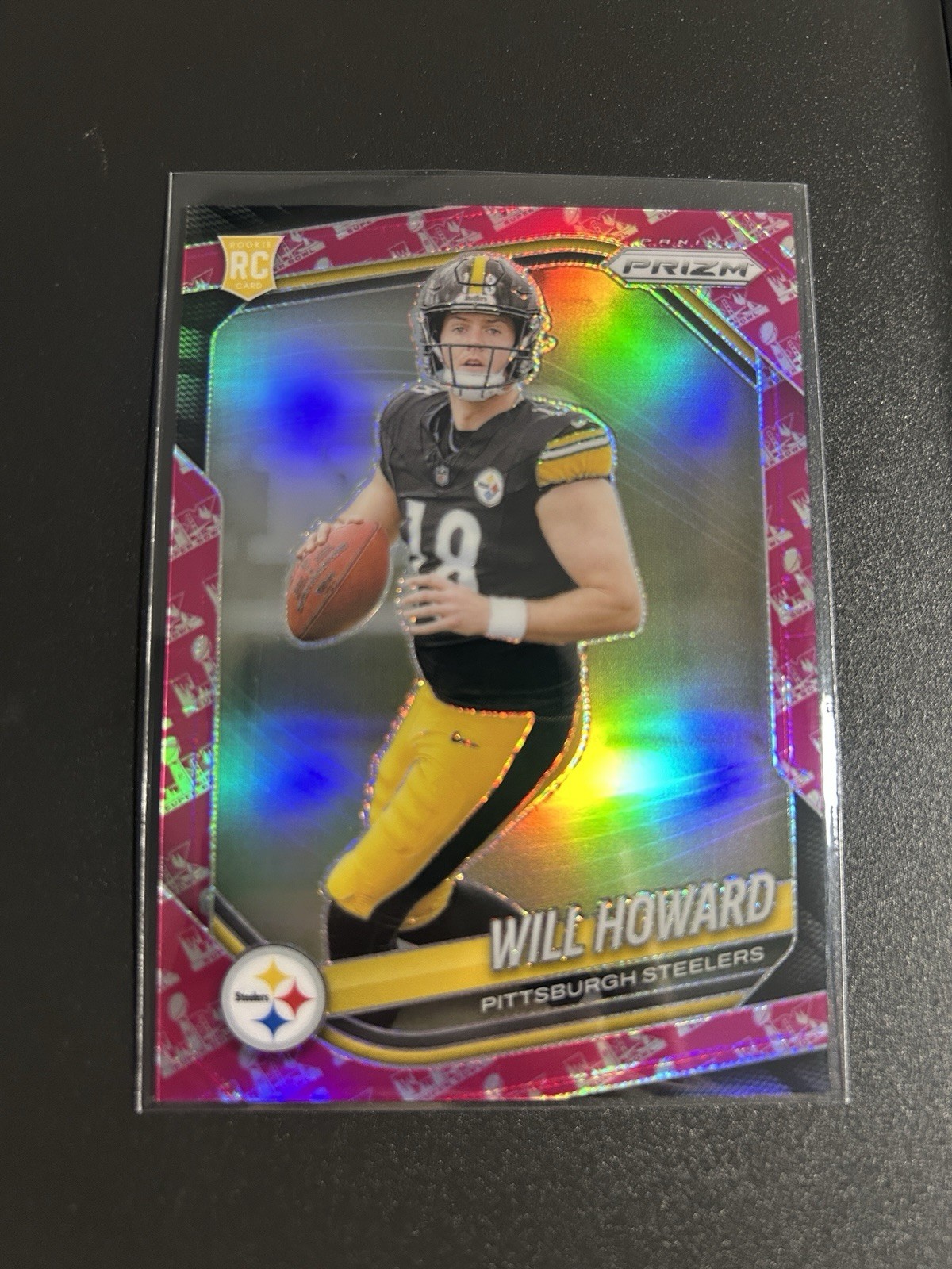2025 Panini Prizm - Rookies Will Howard #367 Super Bowl Print /60