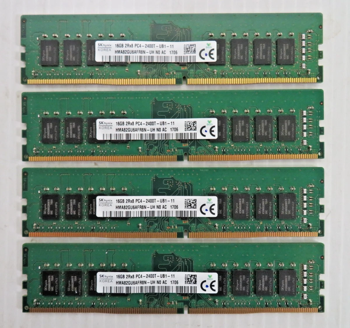 PC4-19200 (DDR4-2400) Bus Speed Computer RAM 64 GB Total Capacity