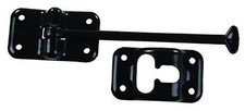 10434 Plastic T-Style Door Holder - Black, 6"