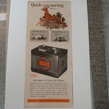 Delco Vintage Magazine Advertising Ad Automotive Memorabilia Retro Print