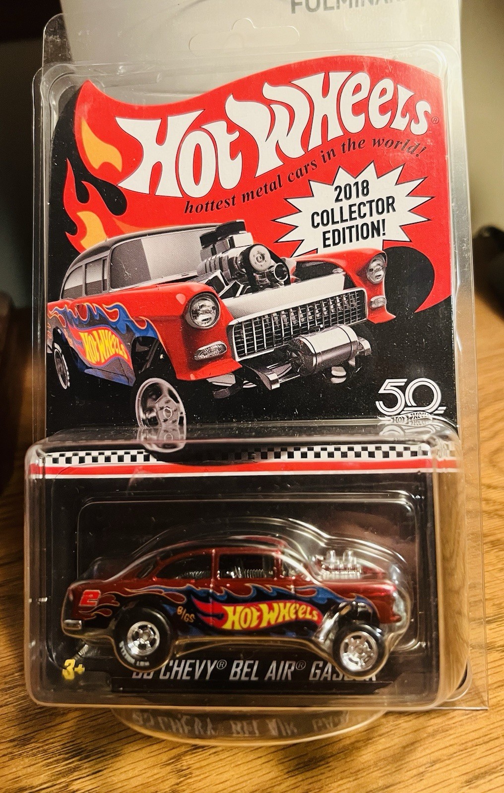 2018 Hot Wheels RLC Collector Edition ‘55 Chevy Bel Air Gasser Real Riders