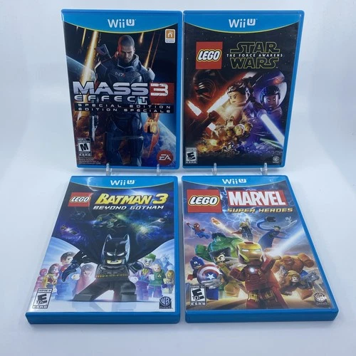 New ListingWii U Game Lot Mass Effect 3 LEGO Star Wars Batman 3 Marvel Tested Working