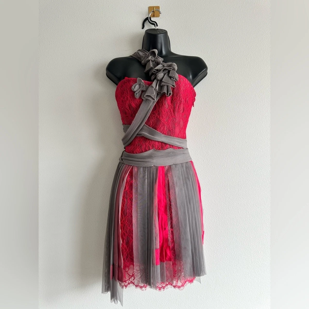 BCBGMAXAZRIA Lace Women's Red for sale | eBay