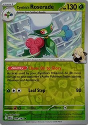 Cynthia's Roserade 008/182 Destined Rivals Reverse Holo