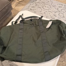 Improved Military Sea Bag US Army Duffle Sack Deployment Pack Green Side Zipper