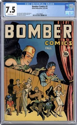 Elliot Publ. - BOMBER COMICS #3 - Grade 7.5 - Comic Book