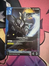Delta Plus - Gundam Card Game #GD01-006 - GD01 - NM Foil Newtype Rising Single