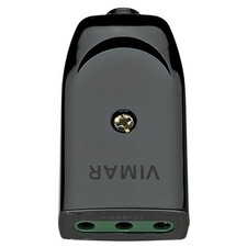 00221 Presa Mobile Sicury 2P+T 10A P11 Assiale Nero