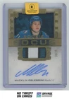 2024-25 Upper Deck Premier Focus Auto Patch Rookie Macklin Celebrini /25 #PFR-CE