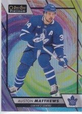 2023/24 OPC PLATINUM..AUSTON MATTHEWS..RAINBOW COLOR WHEEL..CARD # 1.MAPLE LEAFS
