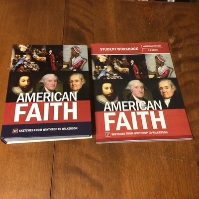 AMERICAN FAITH History Curriculum TEXTBOOK Student Workbook 7-8 Gr. GENERATIONS