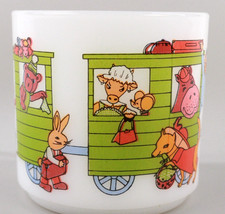 Vintage ARCOPAL Childrens Milk Mug Opal Glass