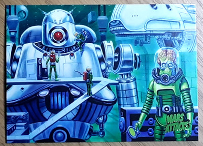 2013 Topps Mars Attacks! Invasionskarte 52 DIE ROBOTERARMEE.