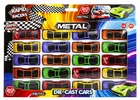 20 Pieces Colourful Die Cast Metal Racing Cars 1 / 64 Scale Kids Toy Set Gift
